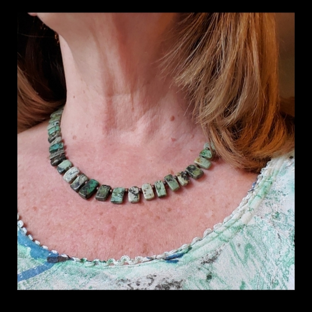 Green Turquoise Necklace